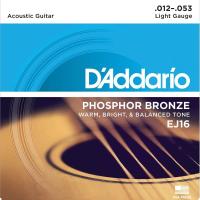 D’Addario Phosphor Bronze Acoustic Guitar Strings EJ16 [Light] | イケベ楽器リボレ秋葉原店