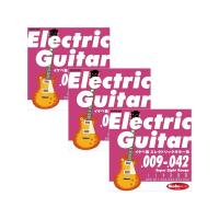 Ikebe Original Electric Guitar Strings イケベ弦 エレキギター用 009-042 [Super Light Gauge/IKB-EGS-0942] ×3セット | イケベ楽器リボレ秋葉原店