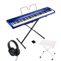 KORG Liano L1SP MBLUE(メタリック・ブルー)汎用ヘッドフォン＋X型イス(ホワイト)セット(代引不可)(沖縄・離島送料別途見積) | イケベ楽器リボレ秋葉原店