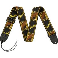 Fender USA Monogrammed Strap Black/Yellow/Brown(#0990681000) | イケベ楽器店