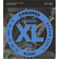D’Addario XL Chromes Flat Wound ECG25 (Light/12-52) | イケベ楽器店