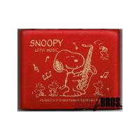 SNOOPY WITH MUSIC スヌーピーウィズミュージック テナーサックス用リードケース 5枚入 レッド&amp;ゴールド 5枚入 [STS-05R] | イケベ楽器店