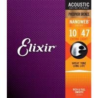 ELIXIR Acoustic Phosphor Bronze with NANOWEB Coating #16002 (Extra Light/10-47) | イケベ楽器店