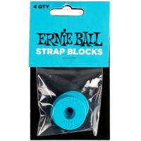 ERNIE BALL #5619 STRAP BLOCKS 4PK - BLUE (4枚入り) | イケベ楽器店