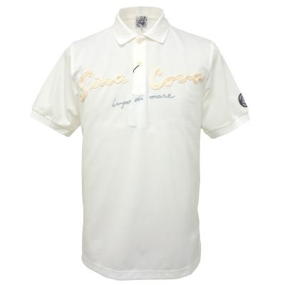 SINACOVA シナコバ　刺繍　ポロシャツ SINA COVA 30%OFF 2025春夏新作 シナコバ 立体ロゴ刺繍 半袖ポロシャツ