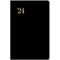 【名入れ無料】2024年 手帳 日本能率協会 ＮＯＬＴＹ 能率手帳ゴールド（黒）3121 | 手帳と文具のイケマン