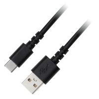 USBケーブル 充電/データ転送  TypeA-C 高速充電15W 1.0m/1.0メートル ブラック グリーンハウス GH-UCACA10-BK/0861/送料無料 | 池ネット