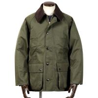 BARBOUR　 ポリエステルコットンナイロンピーチスキンブルゾン「OS BEDALE（MCA0933）」（SAGE／オリーブ）