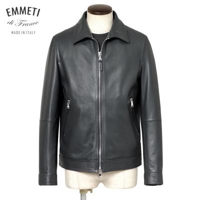 EMMETI（エンメティ） EMMETI ／国内正規品／ ラムナッパレザー襟付き