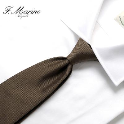 【新品】F. Marino ブラウン 無地 ネクタイ 粋な着こなしヤフー店 - フランチェスコマリーノ｜Yahoo!ショッピング