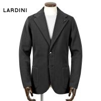 LARDINI　返品・交換不可】ラルディーニ LARDINI ／ 【国内正規品】 ／ 25SSコットン平編み2Bニットジャケット「JBLJM56」（ブラック）