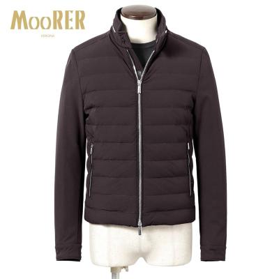 イタリア製ベローナMOORER社ブラックダブルブレストジャッコーネ純正ハンガー付 マレーナ ベローニ Malena Belloni ラウンドビットローファー