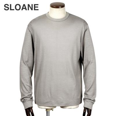 ⭐︎新品タグ付き⭐︎SLOANE グレー クルーネック ロングスリーブ Tシャツ sloane Tシャツのおすすめ人気商品一覧 通販 - Yahoo!ショッピング