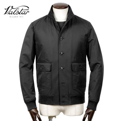 VALSTARINO ドライビングブルゾン コットン マットブラック 46 Valstar ブルゾン アウター VALSTAR × Brilla per il gusto