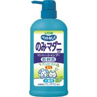 ライオンペット ペットキレイ のみとり リンスインシャンプー 愛犬愛猫用 グリーンフローラルの香り ポンプ 550mL 1ケース12個セット | イコアペットフード