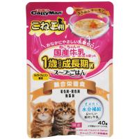 ドギーマン 猫ちゃんの国産牛乳を使ったスープごはん ささみ＆サーモン こねこ用 40g 1ケース60個セット | イコアペットフード