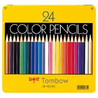 色鉛筆 色えんぴつ 缶入り色鉛筆 ２４色 トンボ鉛筆 | いくるんYahoo!ショッピング店