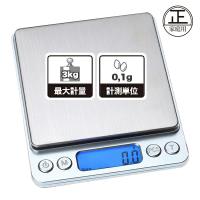 キッチンスケール 0.1g 3kg 3000g デジタルスケール コンパクト DL-YU218 送料無料 | いま何度