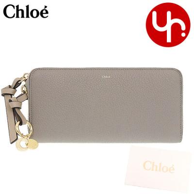 未使用 Chloe クロエ 長財布 Alphabet ジップ付きロングウォレット Alphabetロングウォレット Cement Pink - Chloé