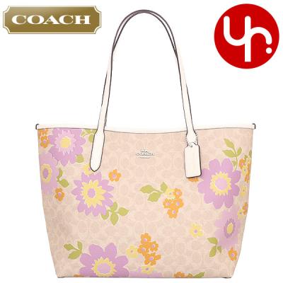 【週末限定出品】 COACH トート バッグ フローラル 花柄 アウトレット 公式】コーチアウトレット | シティ トート・シグネチャー