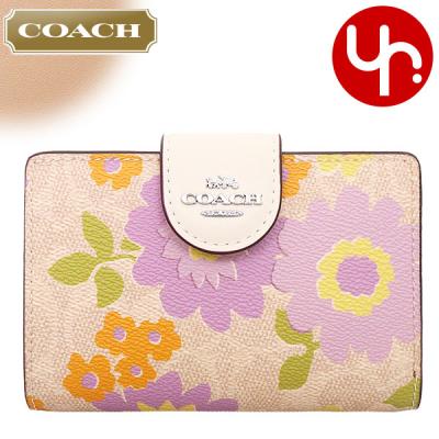 coach コーチ　花柄二つ折り財布　専用ページです COACH コーチ 財布 新品 新作 フローラルプリント 花柄 二つ折り