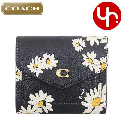 COACH デイジー柄 三つ折り財布 COACH デイジー柄 三つ折り財布