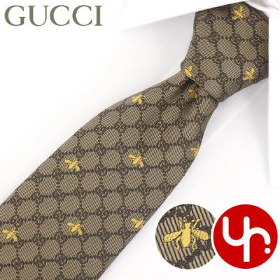 GUCCI ネクタイ 紋章柄 ベージュ グッチ GUCCI GUCCI グッチ ネクタイ 545078 4E002 9764