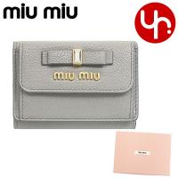 MIUMIU ミュウミュウ 三つ折り財布 MADRAS マドラス 5MH021 54V 