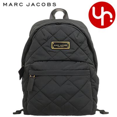 MARC JACOBS バックパック 　ナイロン　リュックサック　シルバーロゴ MARC JACOBS バックパック ナイロン リュックサック シルバー