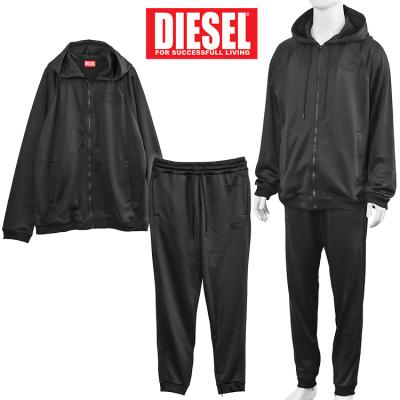 DIESEL メンズジャージ、スウェット 上下セット（フード有無：あり
