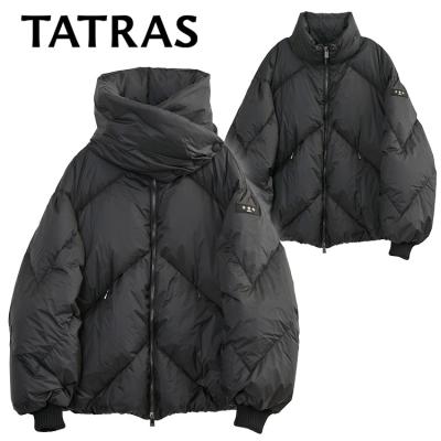 大幅値下げ‼️TATRAS ショート丈 袖リブ 切替 ダウン ジャケット y2k TATRAS（タトラス） ダウン ジャケット コート アウター CRUMPLED