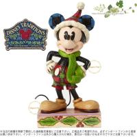 ジムショア ミッキーマウス クリスマス ディズニー 4051966 Merry Mickey-Mickey Mouse Personality Pose Figurine JimShore 