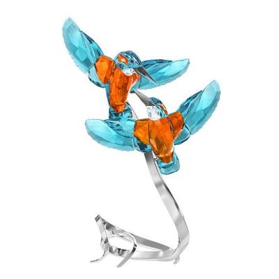 スワロフスキー カワセミ 貴重な廃盤Malachite Kingfishers