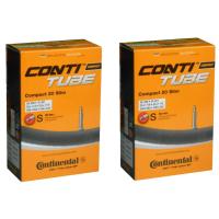 2本セット コンチネンタル Continental Compact20 Slim 20×1 1/8-20×1 1/4(28-406×32-451) 仏式チューブ 500×28A-500×32A (バルブ長42mm) 輸入品【新品】 | IMPORT ONE