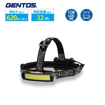 新品未使用　GENTOS ヘッドランプ 750ルーメン　2個セット GENTOS(ジェントス) LED ヘッドライト 470～800ルーメン ヘッド