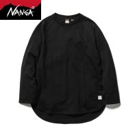 NANGA ナンガ ECO HYBRID RAGLAN SLEEVE TUNIC TEE BLK FREE | インディーズヤフー店