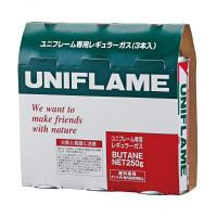 UNIFLAME ユニフレーム ユニフレーム専用 レギュラーガス 3本パック 650028 | インディーズヤフー店
