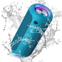 Ortizan Bluetooth スピーカー 防水IPX7 ワイヤレススピーカー お風呂適用 LEDライト付き 30時間連続再生 24W出力 小型 | イニペル86ヤフー店