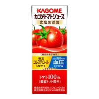 カゴメ トマトジュース 食塩無添加 200ml×24本[機能性表示食品] パック | INOオンライン