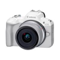 Canon ミラーレス一眼カメラ EOS R50 RF-S18-45 IS STM レンズキット ホワイト APS-C イオス 軽量モデル コンパクト 自撮り エントリーモデル | インサイト・カメラワークス