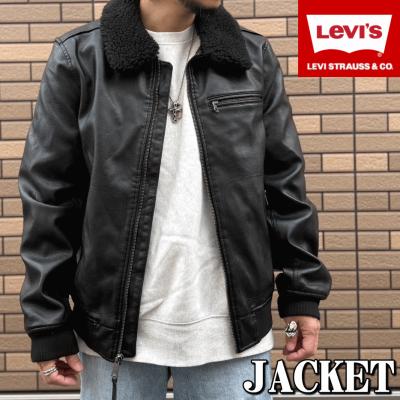 新品 Levi’s M-65 フィールド ジャケット レザー 黒 ブラック XL 新品 Levi's M-65 フィールド ジャケット レザー 黒 ブラック XL