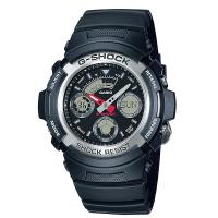 G-SHOCK Gショック ジーショック AW-590 シリーズ ベーシックモデル カシオ CASIO アナデジ 腕時計 ブラック AW-590-1AJF 国内正規モデル | INST