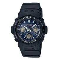 G-SHOCK Gショック ジーショック AWG-M100シリーズ カシオ CASIO 電波 ソーラー アナデジ 腕時計 ブラック ブルー AWG-M100SB-2A 逆輸入海外モデル | INST