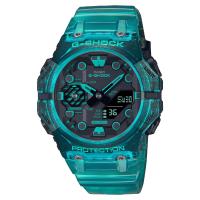 G-SHOCK Gショック 限定カラー スマートフォンリンク カシオ CASIO アナデジ 腕時計 ブラック ブルーグリーン スケルトン GA-B001G-2A 逆輸入海外モデル | INST