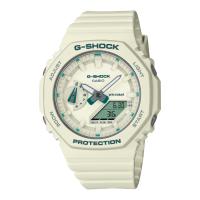 カシオーク G-SHOCK Gショック ジーショック Sシリーズ カシオ CASIO アナデジ 腕時計 マットホワイト グリーン GMA-S2100GA-7AJF 国内正規モデル | INST