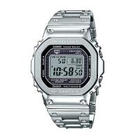 G-SHOCK Gショック 限定 カシオ CASIO スマートフォンリンク 電波 ソーラー デジタル 腕時計 シルバー フルメタル GMW-B5000D-1JF 国内正規モデル | INST
