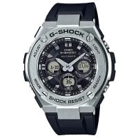 G-SHOCK Gショック G-STEEL Gスチール カシオ CASIO 電波 ソーラー アナデジ 腕時計 ブラック シルバー ミッドサイズ GST-W310-1AJF 国内正規モデル | INST