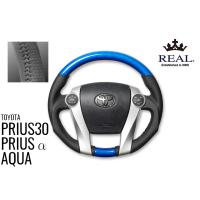 REAL　PRIUS α/プリウスα 40系/ZVW40W/（2011年5月〜）/オリジナルシリーズ　ステアリング　ブルーカーボン　品番：30-2-BLC | INTELY FIELD