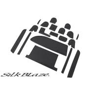 SilkBlaze/車種別ラバーポケットマット19点セット【80系エスクァイアHV ZWR8#（H26.01〜R03.12）】/黒地/黒ロゴ   品番：SB-RPM-003 | INTELY FIELD