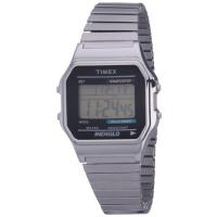 Timex Mens Classic Silvertone Digital Watch | インタートレーディング